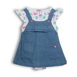 Mameluco Recién Nacido Niña Denim Pillin