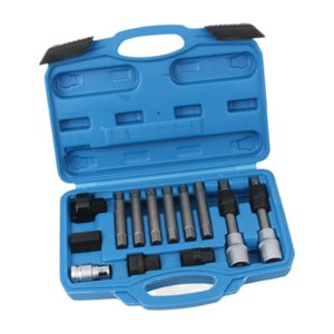 Ioensy - Juego De Herramientas De Extracción De Polea De Alternador, 13 Piezas, Removedor De Desmontaje De Correa De Motor