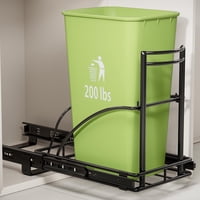 Bote De Basura Extraíble Para Debajo Del Fregadero, Acero Reforzado Spaxmaxter