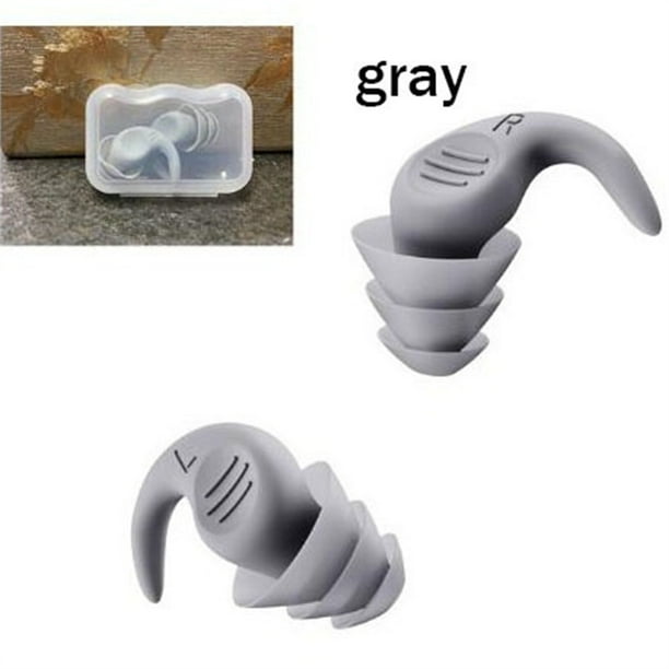 Sleep, Swim, and Travel in Peace with 1 Pair of Soft and Comfortable Silicone Earplugs - Sound Insulation, Noise Reduction, and Waterproof