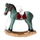 thumbnail image 5 of Estatua De Caballo Navideña, Adorable Decoración De Mesa Para Jardín, Balcón, Entrada, Verde, 5 of 5