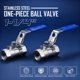 thumbnail image 2 of Válvula de bola MIDLINE VALVE de 1-1/4" de acero inoxidable 316, 1000 WOG, 2 of 9