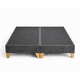 thumbnail image 2 of Base Cama 2 Plazas LINO Gris Plomo - Reforzada con Patas de Madera / Diseño Moderno, 2 of 3