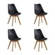 thumbnail image 1 of Pack x4 Sillas de Comedor Tulip Negra Midtown negro, 1 of 4
