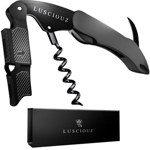 Sacacorchos Para Vino Lusciouz Helix Silent De Doble Palanca