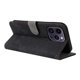 thumbnail image 2 of Funda Billetera para iPhone 16 Pro con Soporte - Cartera de Cuero con Ranuras Negro, 2 of 5