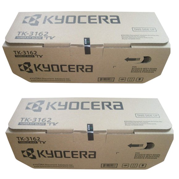 Kit de tóner KYOCERA TK-3162 negro para ECOSYS P3045dn (x2)