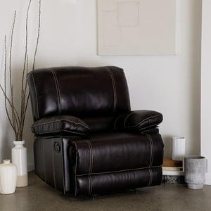 Daniels - Berger Reclinable Moderno Leather Match Cuero Castle Café 98023Lbr