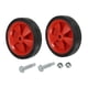thumbnail image 1 of 2 Ruedas Para Compresor De Aire (14,8 Cm), Color Rojo, 1 of 5