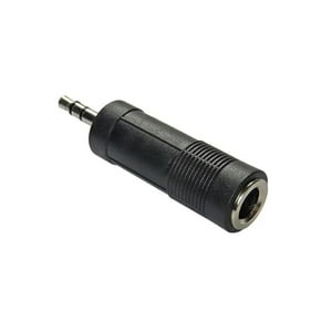 Macrotel - Adaptador De Audio 6.3 Mm Hembra A 3.5 Mm Macho