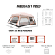 thumbnail image 2 of Carpa Camping Tienda Familiar 8 A 12 Personas Impermeable, 2 of 10