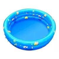 Genérico - Piscina Inflable Plástico Niños 3 Anillos 100 Cm Verano Celeste