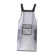 thumbnail image 2 of Delantal De Chef Delantal De Cocina Delantal Impermeable A Prueba De Aceite Para Chef Salon Hombres Mujeres Blanco, 2 of 5