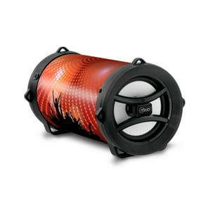 Parlante Bluetooth Usb Fabric Bass Microlab Rojo