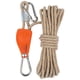 thumbnail image 5 of Tensor De Cuerda De Trinquete De Polea, Tensor De Cuerda De Viento Reflectante Para Camping, Senderismo, 6mm, 5m, Color Caqui, 5 of 5