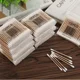 thumbnail image 3 of 100/30pcs Pack Double Head Cotton Swab Women Makeup Cotton Buds Tip Medical Wood Sticks Nose Ears Cleaning Health Care Tools, 3 of 3