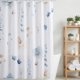 thumbnail image 1 of Cortina de Ducha con Estampado de Flores REGALWOVEN, Conjunto de Cortinas de Baño Impermeables con 12 Ganchos de Plástico, Lavable, Estilo Bohemio de Casa de Campo Azul 71"W x 71"L, 1 of 5