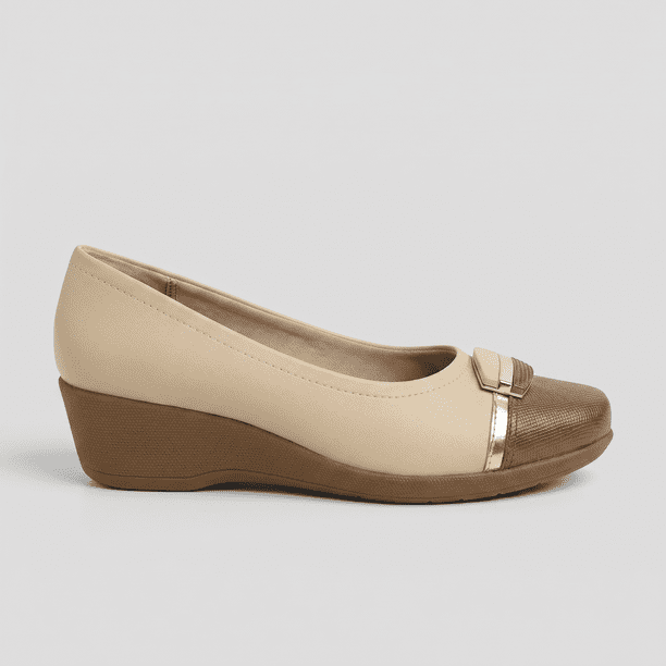Zapato Mujer Nude/Café Ivone Piccadilly