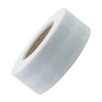 Ioensy - 500 Pegatinas Redondas Para Etiquetas De Precio De Joyería, Papel Kraft Para Anillos, Bolsas, Tiendas, Color Blanco