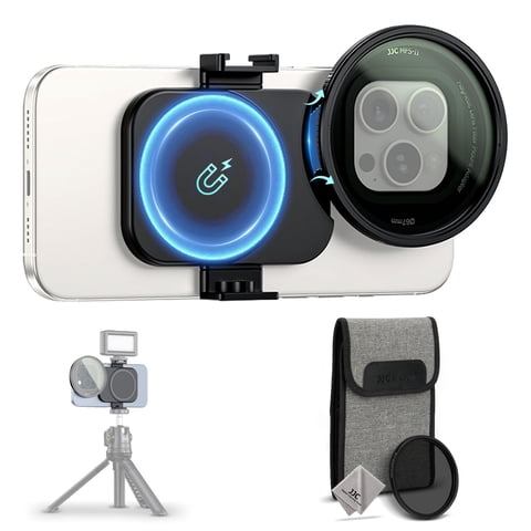 Adaptador De Filtro De Lente De Teléfono Jjc 67 Mm Nd2-128 Iphone 15-16