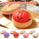 thumbnail image 2 of Pelota antiestrés en forma de dumpling Dufricen, juguete sensorial antiestrés rojo, 2 of 6