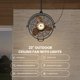 thumbnail image 2 of Ventilador de techo CROSSIO 58 cm con luces, control remoto y app, 2 of 9