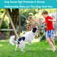 thumbnail image 5 of Pelota de fútbol para perros Domchan 23 cm interactiva para tirar, 5 of 7