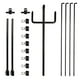 thumbnail image 2 of Soporte De Soporte De Objetivo Ajustable Con Capacidad Para 2 Objetivos De Papel Soporte De Objetivo De Papel, 2 of 3