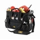 thumbnail image 1 of Bolsa CLC de poliéster con bandeja de plástico, 25 bolsillos, color negro/marrón, 1 of 3
