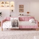 thumbnail image 1 of Twin Size Upholstered Daybed with 4 Support Legs, Rubine(Old SKU DL001824), 1 of 3