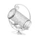 thumbnail image 1 of Estante Para Vino, Soporte Para Botella De Vino, Boda, Sala De Estar, Mesa Decorativa, Manualidades, Plata, 1 of 3