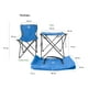 thumbnail image 3 of Juego de mesa con sillas plegables azul, 3 of 3