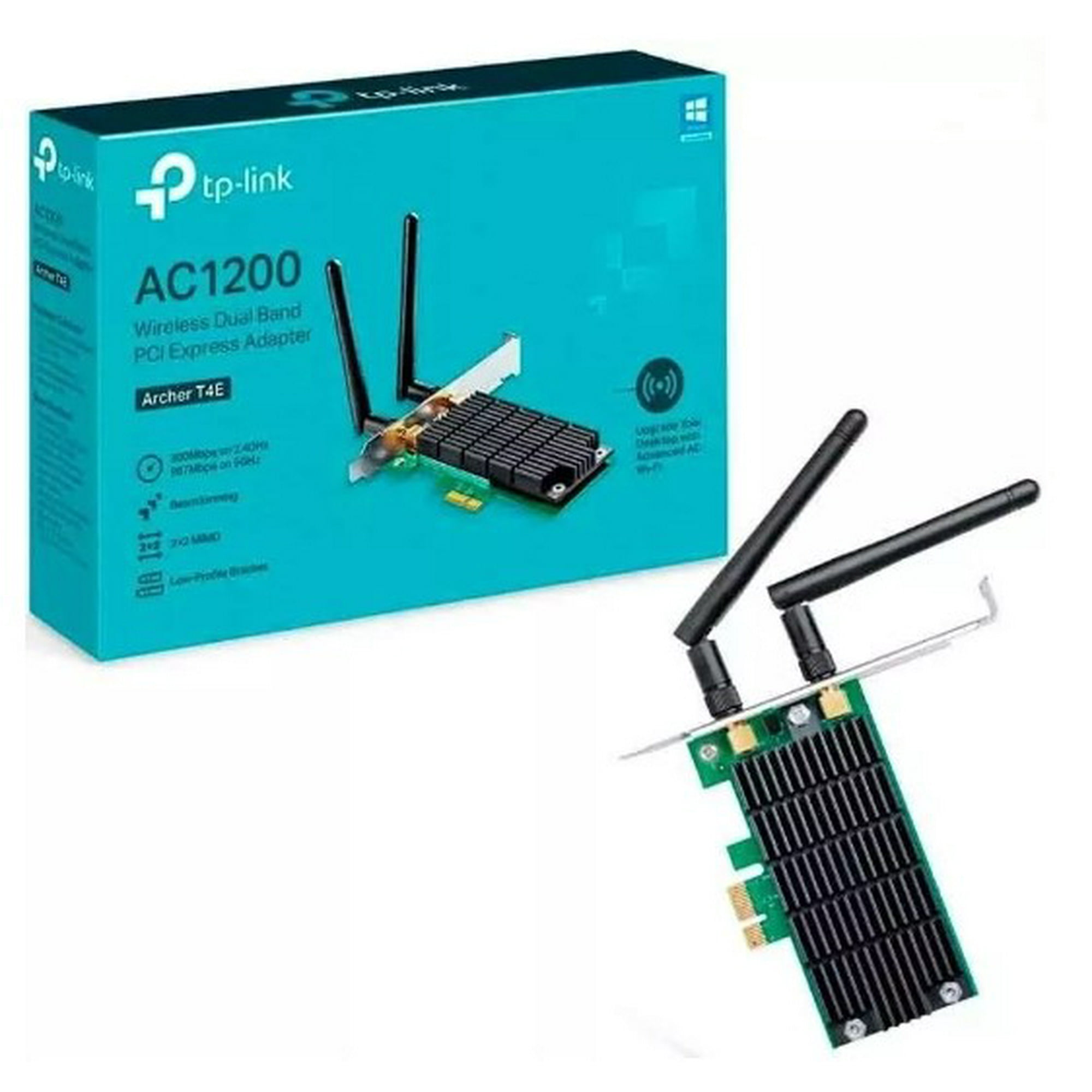 Tp-link - Adaptador Inalámbrico Pci Express Banda Dual Ac Ac1200 Archer T4e