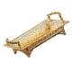 thumbnail image 1 of Soporte De Bandeja De Fruta Dorada De Metal Bandeja De Tocador Para Decoración De Baño De Cocina 35x22cm, 1 of 6