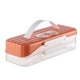 thumbnail image 2 of Caja De Almacenamiento Para Empanadillas Estuche Compacto Para Conservar La Frescura Refrigerador Doméstico 2 Capas, 2 of 3