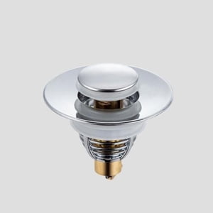 Genérica - Tapón Pop Up Válvula De Desagüe Universal Lavamanos Ducha