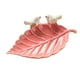 thumbnail image 4 of Pendientes En Forma De Hoja De Porcelana, Bandeja De Joyería, Plato De Aperitivos Para Regalo De Inauguración De La Casa, Color Rosa, 4 of 5