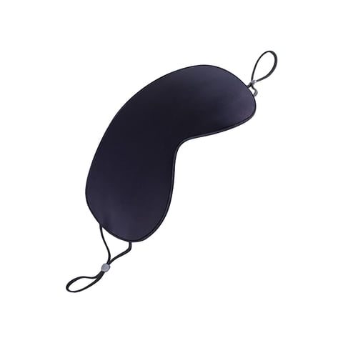 Ioensy - Máscara De Sombra De Ojos De Noche Suave Y Ligera Para Dormir Para Hombres, Color Negro