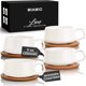 thumbnail image 1 of Set de 4 Tazas Cappuccino MIAMIO Luxe de 11 oz (325 ml), 1 of 3