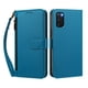 thumbnail image 1 of Funda Tipo Billetera para samsung galaxy S20 con Soporte y Bolsillo con Cierre Azul, 1 of 1