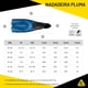 thumbnail image 4 of Aletas Cressi Pluma Azul/Azur Talla 45/46, 4 of 5