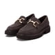 thumbnail image 5 of Mocasines Mujer Cuero Con Hebilla Dorada Gris Carmela gris 39, 5 of 5