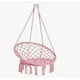thumbnail image 1 of Silla Hamaca Colgante Redonda rosada, 1 of 3