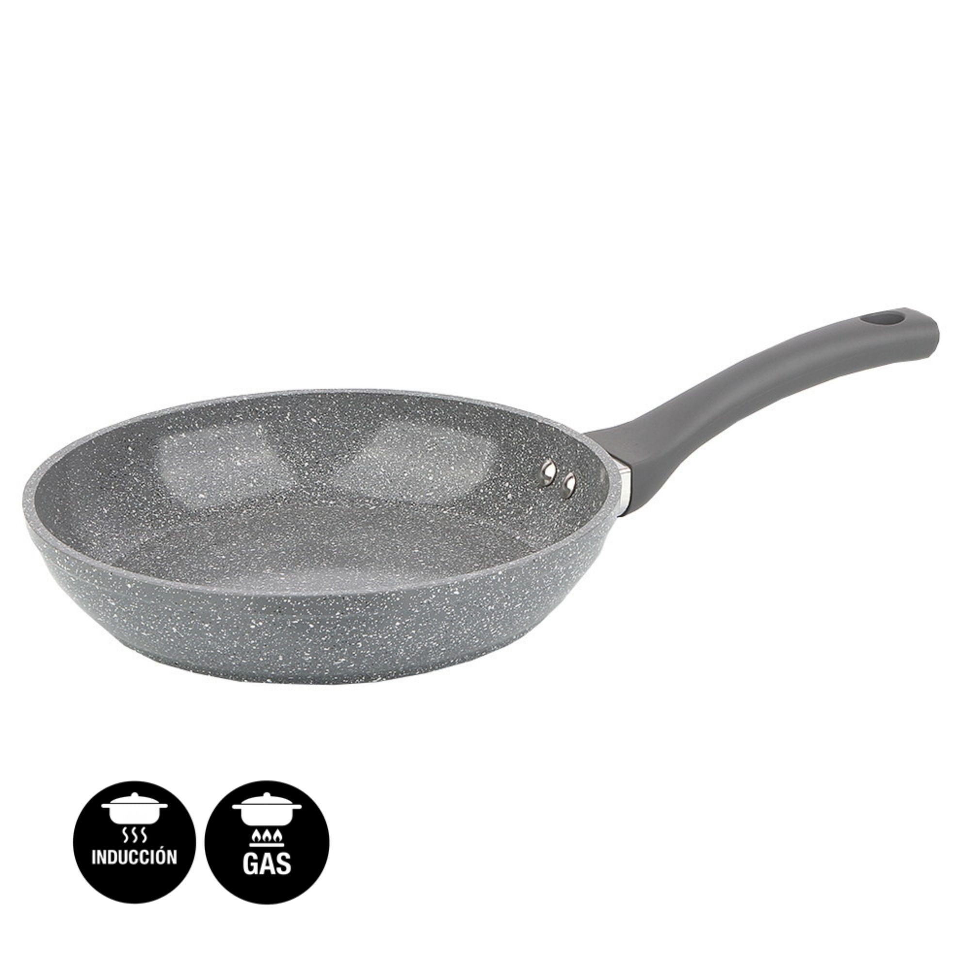 Mainstays - Sartén 24Cm Forjado Ceramica Antiadherente 1 Pieza Aluminio