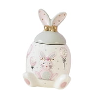 Bothyi - Tarro De Cerámica Para Galletas Portátil Con Tapa, Tarro Para Dulces, Especias, Granos De Café, Cereales, L