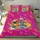 thumbnail image 1 of Sema la Súper Conjunto de sábanas temático, trío de piezas, cómodo y amigable con la piel, diseño único, regalo de decoración para el hogar para familiares, amigos y fans,140cm *210cm, 1 of 6