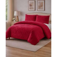 Imac Hogar - Cubrecama Acolchado Con Chiporro Diseño Texturizado Hojas King