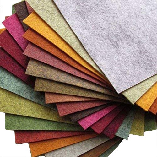 Hojas de fieltro Over the River Felt 15 cm x 30 cm 21 unidades