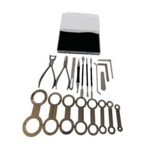 Bothyi - Juego De Herramientas De Reparación De Saxofón 19X, Kit De Herramientas Manuales De Reparación, Herramientas De Nivelación De Almohadilla De Saxofón