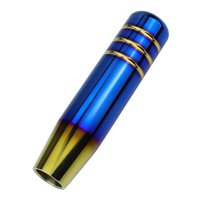 Magideal - Piezas De Repuesto De Perilla De Palanca De Cambios De Coche De Aleación De Aluminio Con Adaptador De 8/10/12Mm Compatible Con Vehículo De Transmisión Aureato Azul